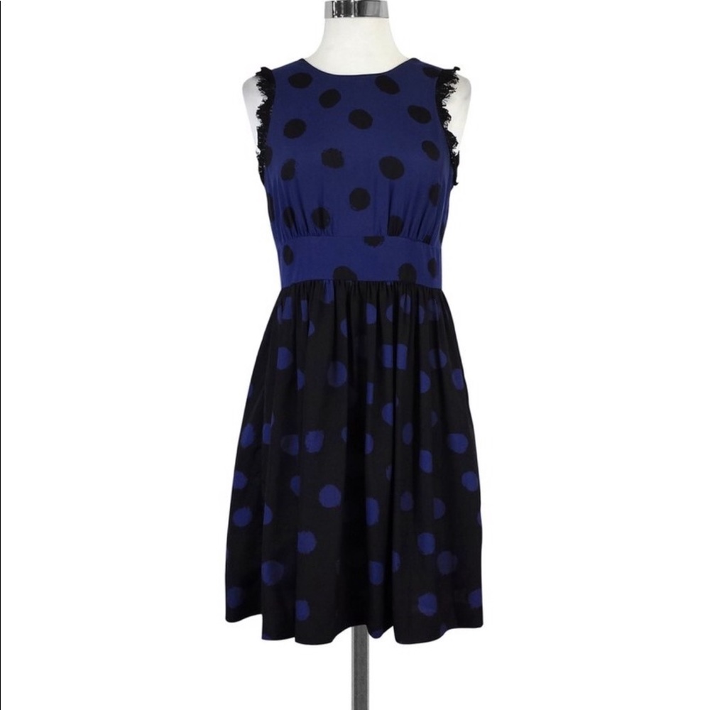 Anthropologie polka dot dress